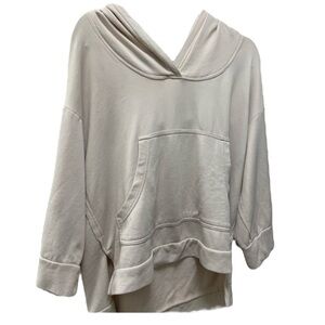 Zara pale pink women’s cropped hoodie size large